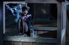 神社にまつわる女子