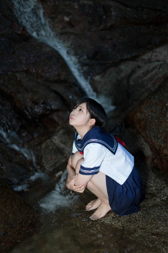 つま先だけ浸ってみて