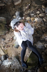 温かい頬