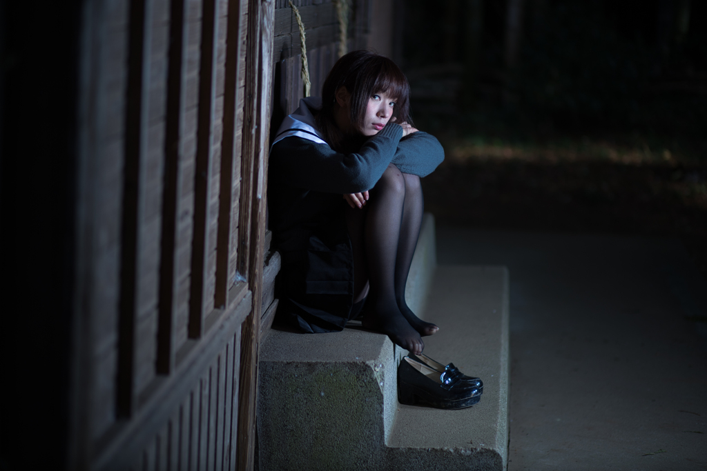 神社にまつわる女子