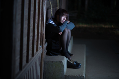 神社にまつわる女子