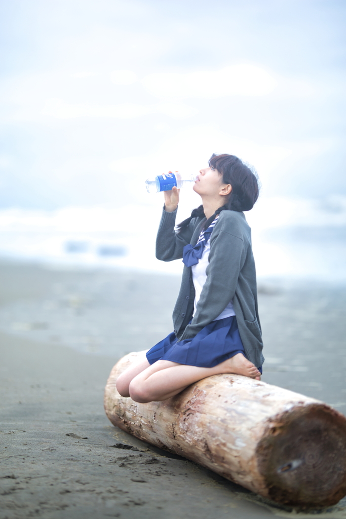 海風とポカリスエット