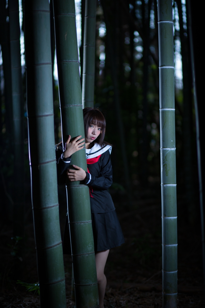 神社にまつわる女子