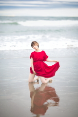 紅色美白