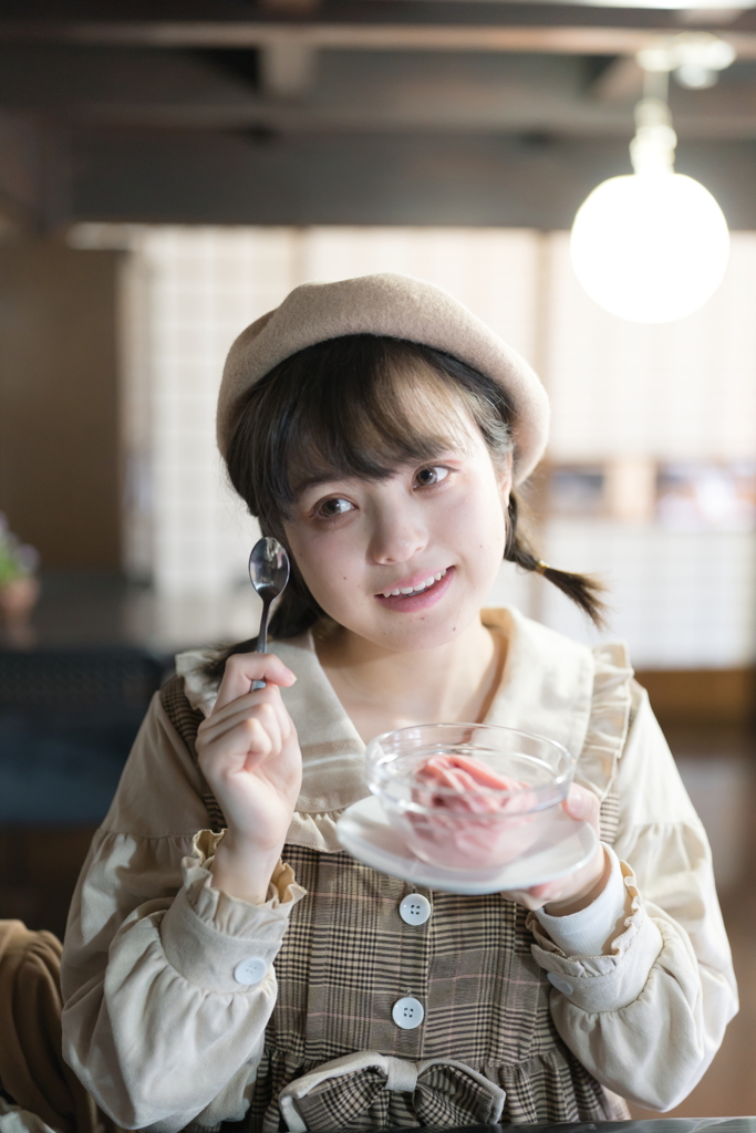 冷たいアイスも♪