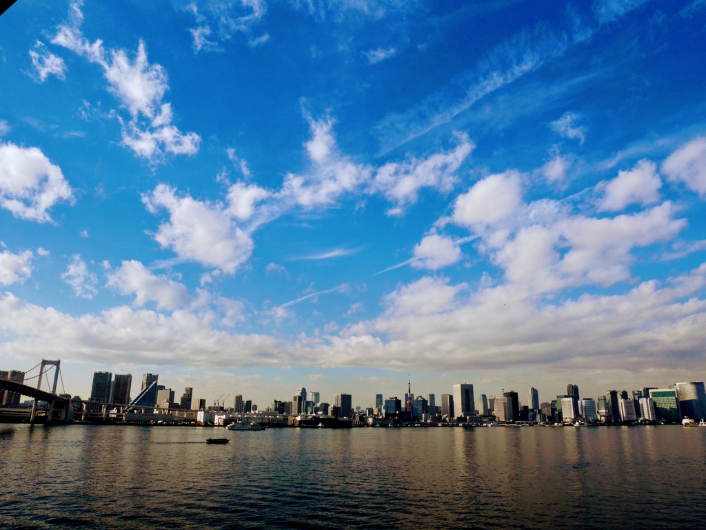 東京湾からの眺望