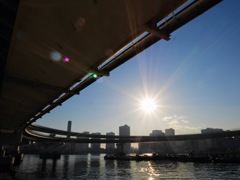 台場への道のり