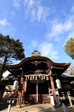 晴天の熊野神社