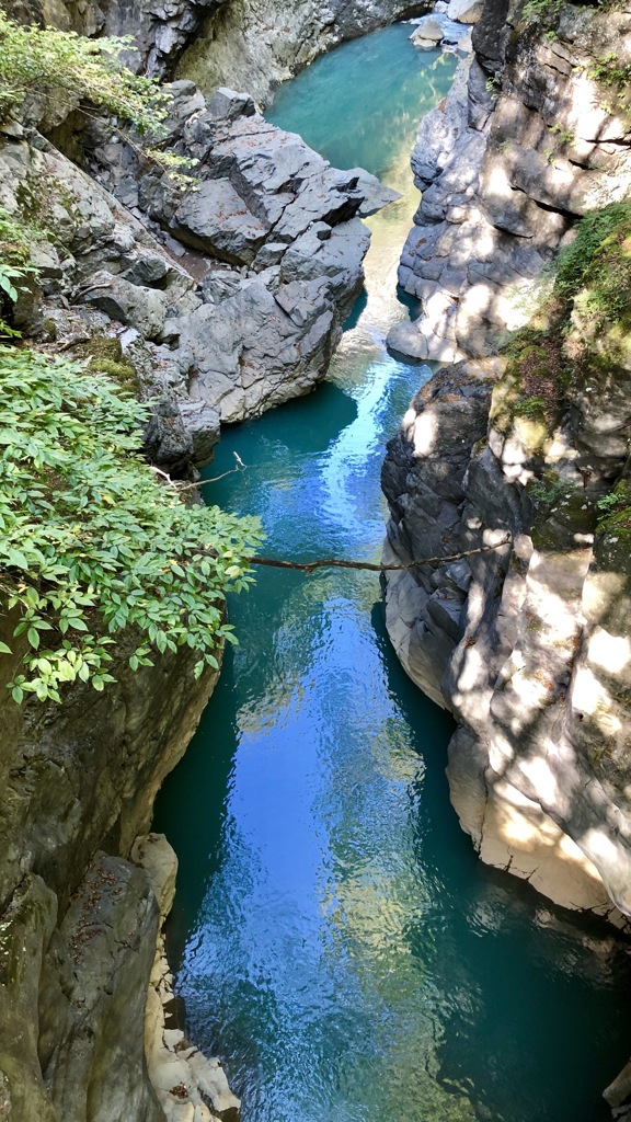 群馬県吾妻渓谷鹿飛橋