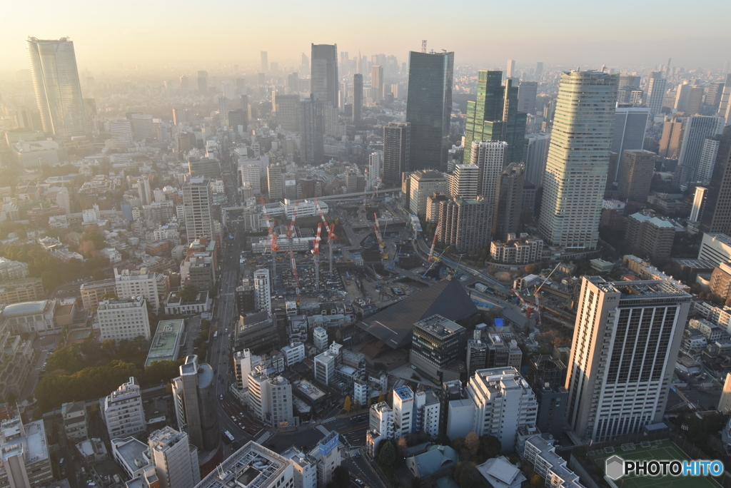 東京タワートップデッキツアー・新宿方面