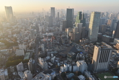 東京タワートップデッキツアー・新宿方面