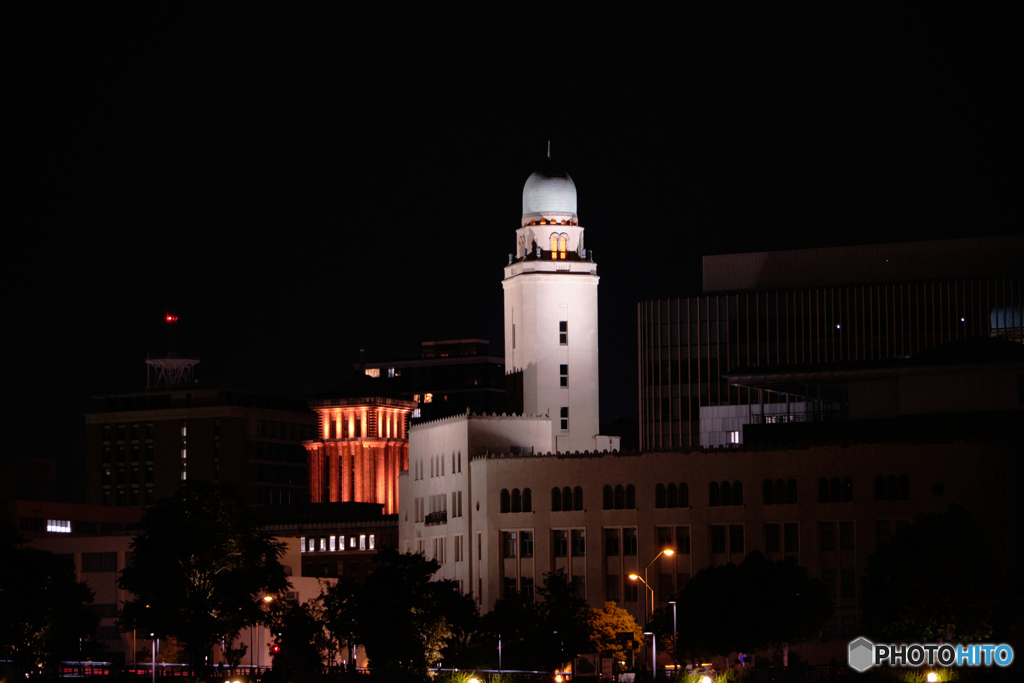 みなとみらい夜の散歩 クイーンの塔