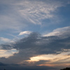 空の雲を見ると暑さを忘れそう