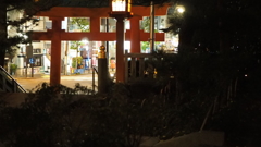 夜の鳥居