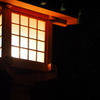 夜の穴八幡宮