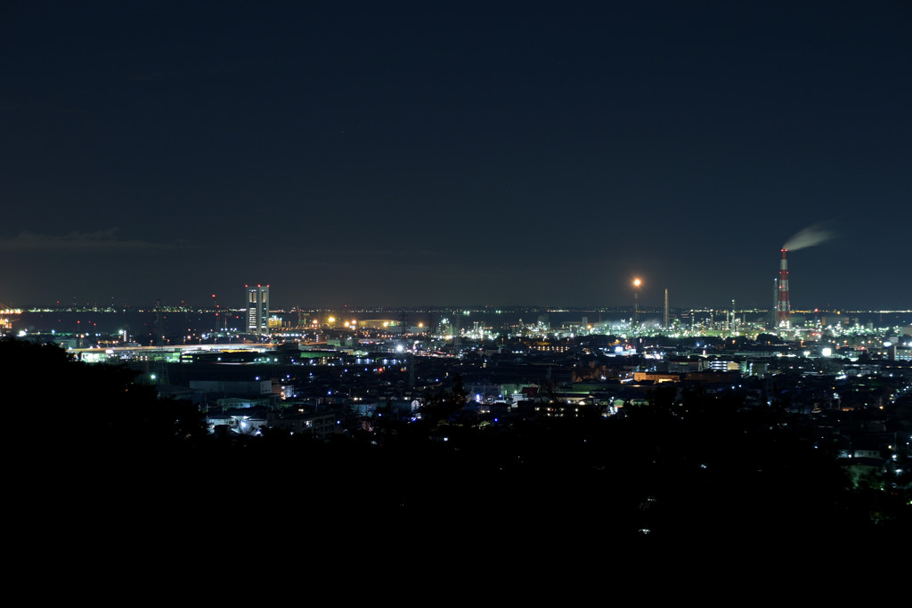 垂坂公園の夜景