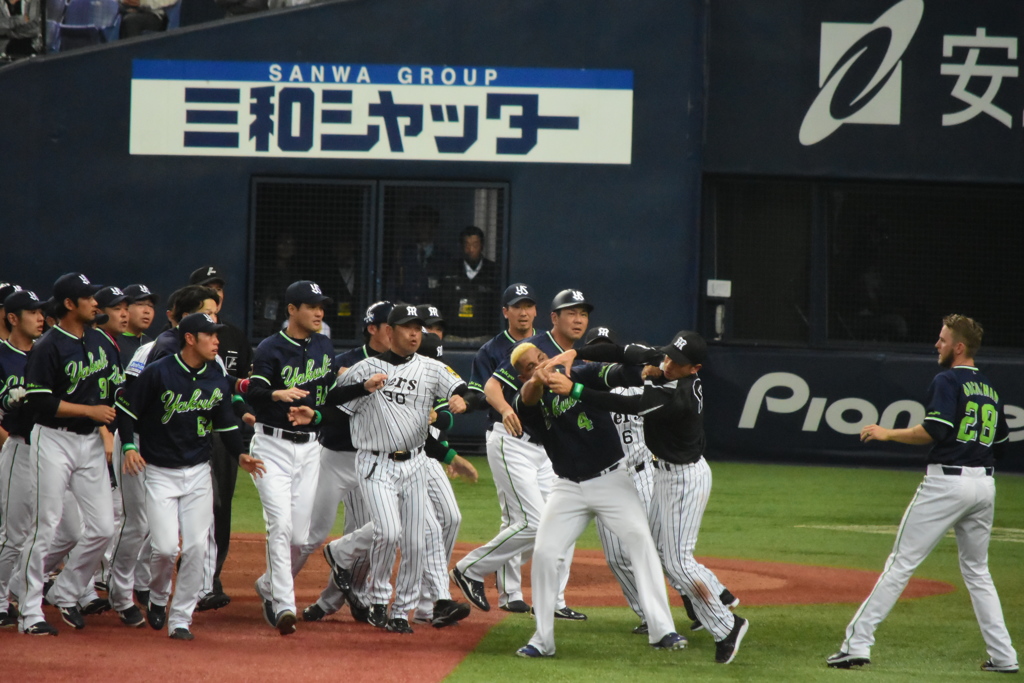 170404 TvsSw  矢野VSバレンティン