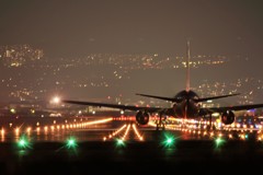 千里川で初夜景