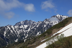 鹿島槍ヶ岳 五竜岳 春のんびり