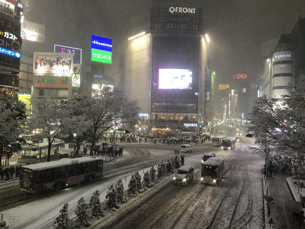 渋谷スクランブル交差点 車編