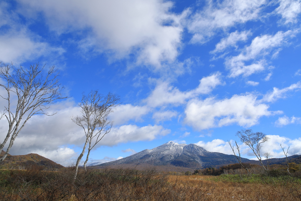 冠雪の燧ケ岳