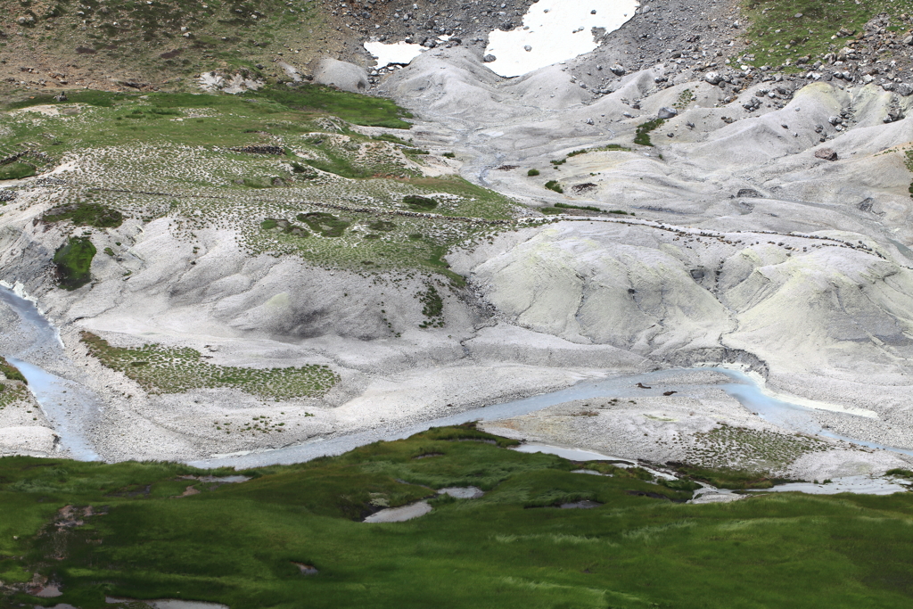 地獄谷 覗いてみると 立山