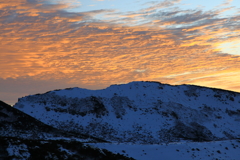 夕焼け雲 天狗山