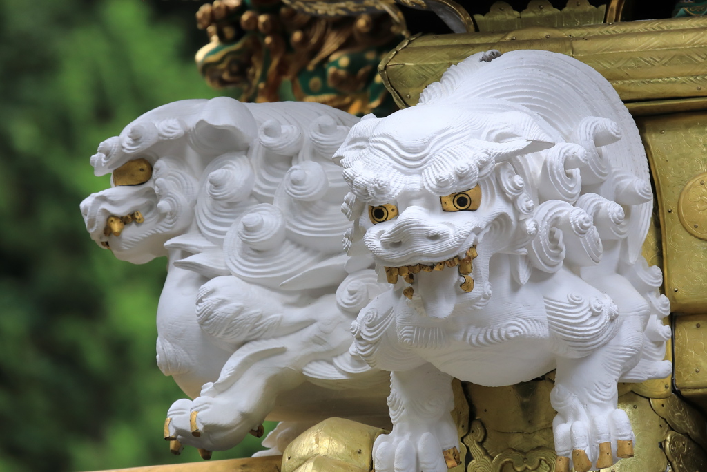 獅子像（陽明門）