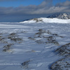 雪原と毛勝三山