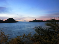 夕日