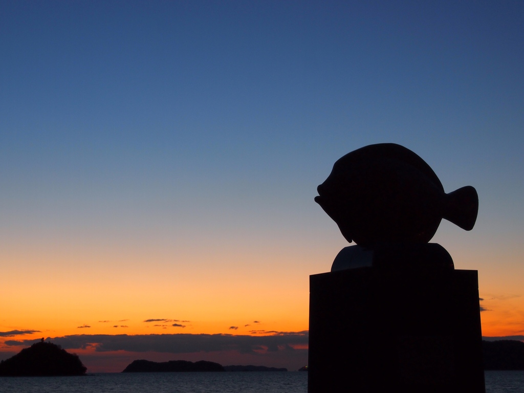 笠戸島の夕景