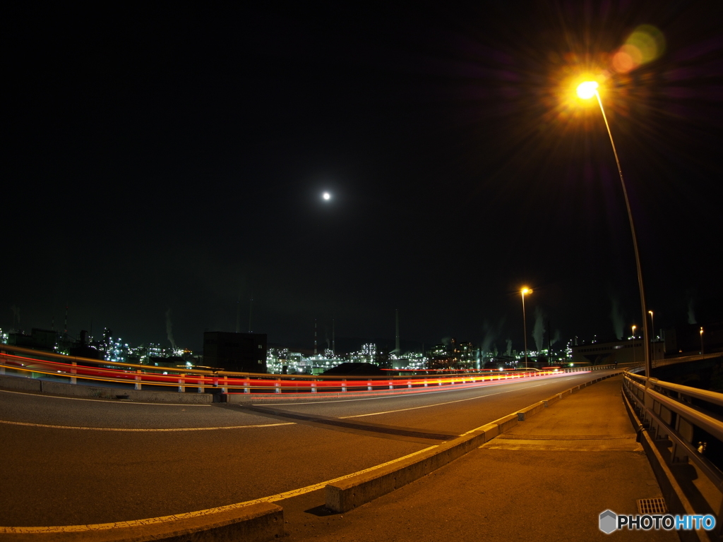 周南大橋からの夜景