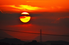 沈む太陽