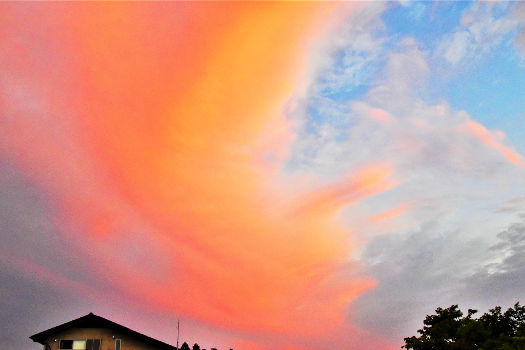 夕焼雲