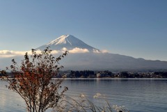 富士山はセピア色