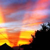 夕焼雲３点