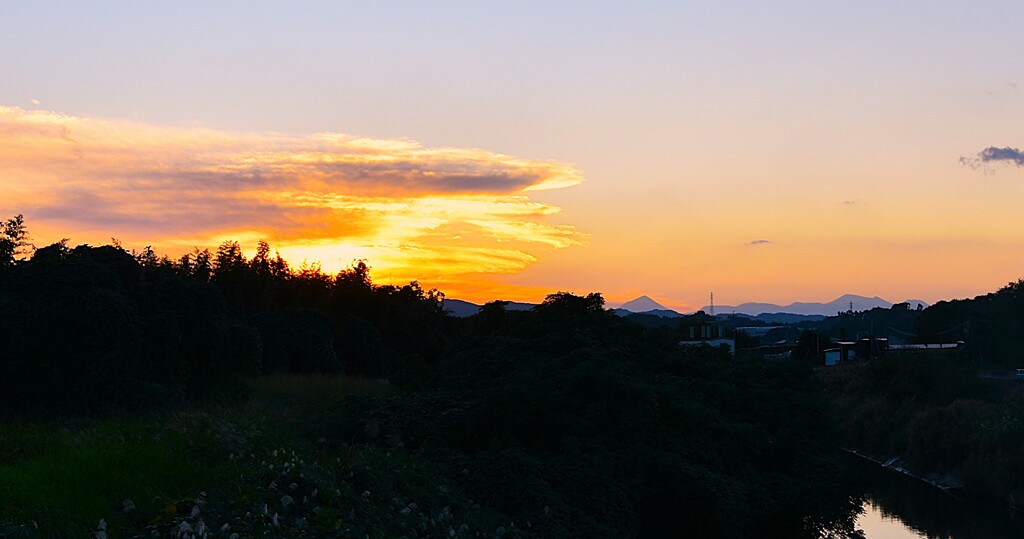 秋の夕暮れ
