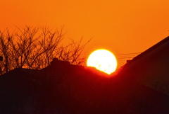 陽が沈む