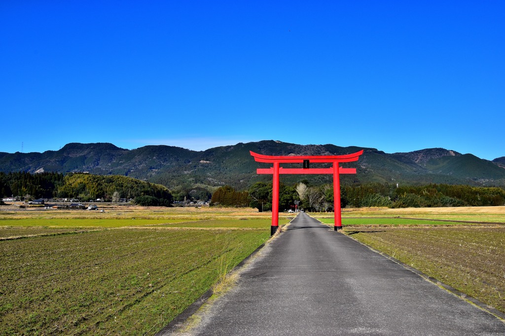 菅原神社の大鳥居