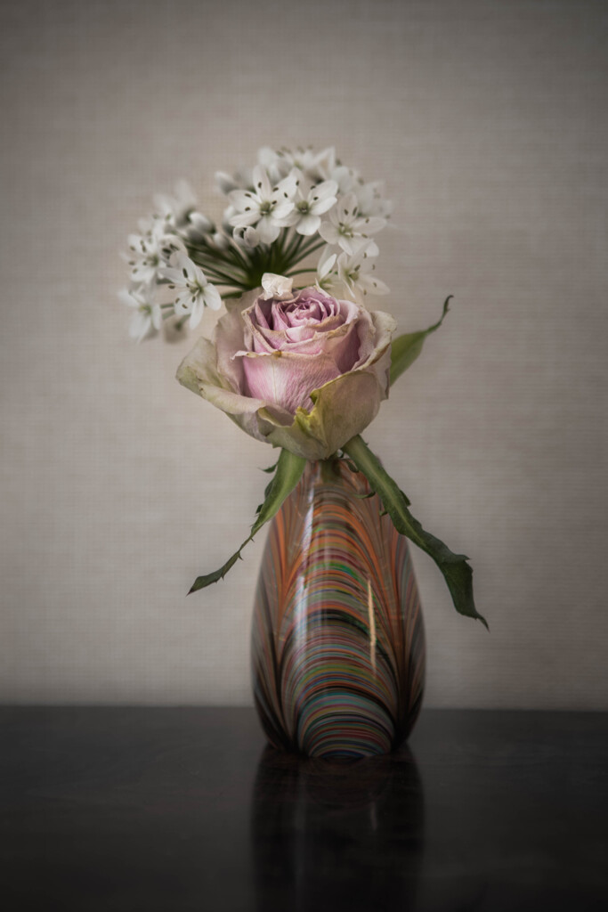 Offering flowers