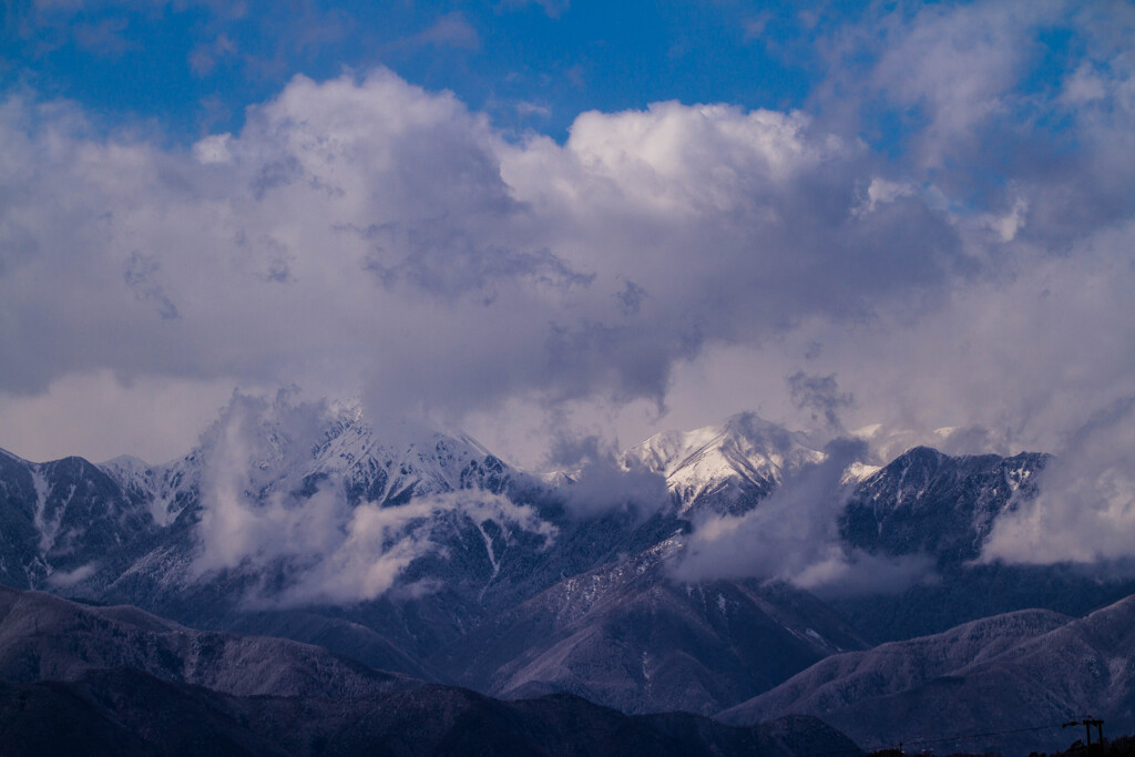 Snowy mountains