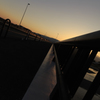 夕日の酒匂橋