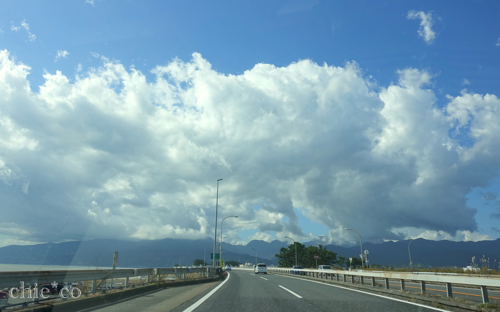 車窓から見た雲。。。