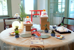 お正月装飾のブラフ18番館-047