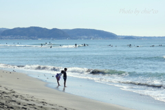鎌倉の海辺-332