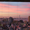 夕暮れ時の窓から。。2