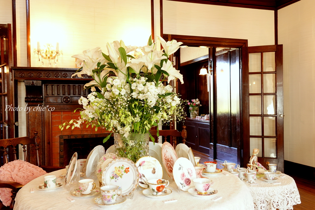 横浜山手111番館 ヴァレンタイン装飾-009