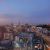 夕暮れ時の窓から。。