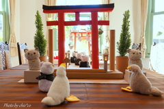 お正月装飾のブラフ18番館-051