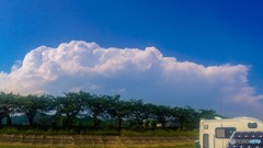 昨日の積乱雲